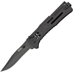 SOG SJ32CP Slimjim Lockback Knife Assisted Opening Black