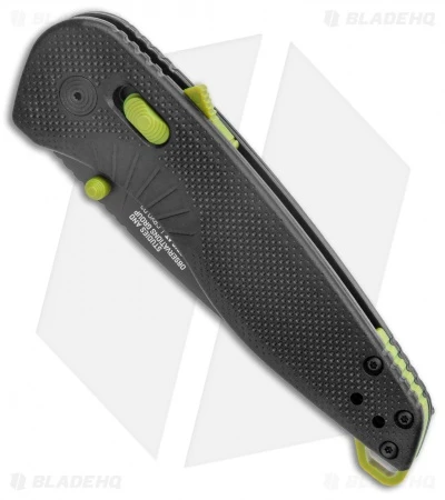 SOG Aegis AT Tanto AT-XR Lock Knife Black GRN W/Safety (3.13" Black) 4 SOG Aegis AT Tanto AT-XR Lock Knife Black GRN W/Safety (3.13" Black) - Image 2