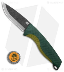 SOG Aegis FX Fixed Blade Knife Forest/Moss Green (3.6" Black Stonewash) -Sog Knives SOG Aegis FX FBK Forest Moss Green 3in Black SW BHQ 176867 td size