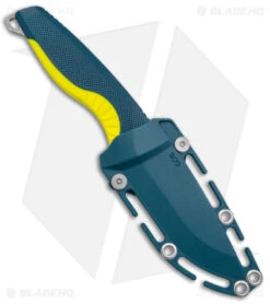 SOG Aegis FX Fixed Blade Knife Indigo Blue/Acid Yellow GRN (3.6" Stonewash) 8 SOG Aegis FX Fixed Blade Knife Indigo Blue/Acid Yellow GRN (3.6" Stonewash) -Sog Knives SOG Aegis Fx Indigo Acid Yellow BHQ 145912 jr sheath
