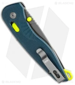 SOG Aegis AT Spring Assisted Knife Indigo GRN (3.13" Dark Gray) 8 SOG Aegis AT Spring Assisted Knife Indigo GRN (3.13" Dark Gray) -Sog Knives SOG Aegix AT XR Lock Indigo GRN Gray BHQ 105710 jr side