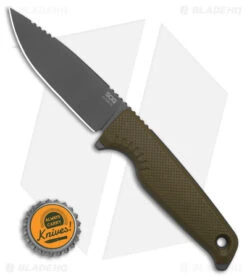 SOG Altair FX Fixed Blade Knife Field Green (3.4" Black) 17-79-03-57 -Sog Knives SOG Altair FX FBK Field Green 3in Black BHQ 140855 td size