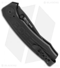 SOG Banner Spring Assisted Knife Black Aluminum (3.5" Black) BA1001 8 SOG Banner Spring Assisted Knife Black Aluminum (3.5" Black) BA1001 -Sog Knives SOG Banner black aluminum black BA1001 BHQ 52223 er side