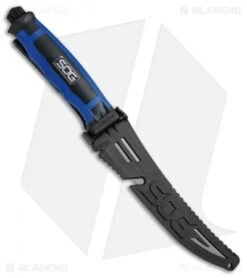 SOG Bladelight Fillet Fishing Knife W/ LEDs (6.0" Satin Plain) BLT31K 7 SOG Bladelight Fillet Fishing Knife W/ LEDs (6.0" Satin Plain) BLT31K -Sog Knives SOG Bladelight Fillet Fishing Knife LEDs Satin BLT31K BHQ 21579 jr sheath