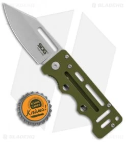 SOG Cash Card Liner Lock Wallet Knife Moss Green (2.75" Satin) EZ5 9 SOG Cash Card Liner Lock Wallet Knife Moss Green (2.75" Satin) EZ5 -Sog Knives SOG Cash Card LL Wallet Garnet Moss Green Satin EZ5 CP BHQ 104058 jr bottlecap