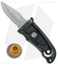 SOG Duo Fixed Blade Knife Black Zytel (2.75" Satin Plain/Serr) 7 SOG Duo Fixed Blade Knife Black Zytel (2.75" Satin Plain/Serr) -Sog Knives SOG Duo black zytel satin plain serr BHQ 74895 er bottlecap