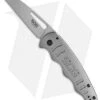 SOG Escape Sheepsfoot Frame Lock Knife Silver (3" Satin) -Sog Knives SOG Escape FL Satin BHQ 95191 jr