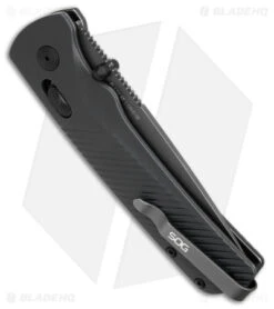SOG Flash AT-XR Lock Spring Assisted Knife Urban Gray GRN (3.4" Dark Gray D2) -Sog Knives SOG Flash AT Lock Knife Urban Gray 3 in Dark Gray BHQ 175647 td side