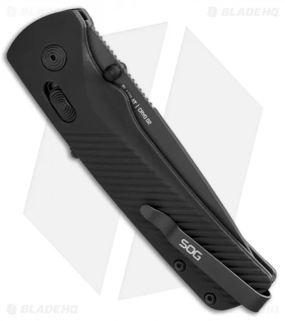 SOG Flash AT-XR Lock Knife Blackout GRN (3.45" Black) 5 SOG Flash AT-XR Lock Knife Blackout GRN (3.45" Black) - Image 3