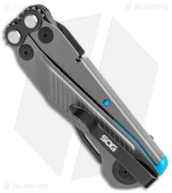 SOG Flash MT 7-in-1 Multi-Tool (Urban Gray/Cyan) 9 SOG Flash MT 7-in-1 Multi-Tool (Urban Gray/Cyan) -Sog Knives SOG Flash MT 7 in 1 Multi Tool Urban Gray Cyan BHQ 140876 jr side