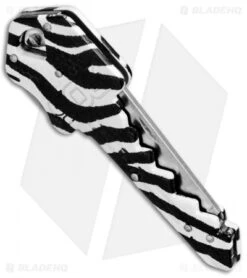 SOG Key Lockback Knife Keychain Utility Zebra (1.5" Satin) KEY-CT 7 SOG Key Lockback Knife Keychain Utility Zebra (1.5" Satin) KEY-CT -Sog Knives SOG Key Knife Zebra KEY 110B BHQ 49723 jr side 2