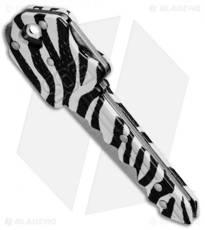 SOG Key Lockback Knife Keychain Utility Zebra (1.5" Satin) KEY-CT 4 SOG Key Lockback Knife Keychain Utility Zebra (1.5" Satin) KEY-CT - Image 2
