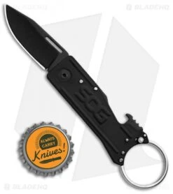 SOG Keytron Clip Point Folding Knife Key Chain Blackout (1.9" Black) KT1003-CP 9 SOG Keytron Clip Point Folding Knife Key Chain Blackout (1.9" Black) KT1003-CP -Sog Knives SOG Keytron CP Key Chain Blackout Black KT1003 CP BHQ 104065 jr bottlecap