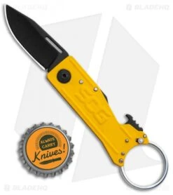 SOG Keytron Clip Point Folding Knife Key Chain Yellow (1.9" Black) KT1005-CP 9 SOG Keytron Clip Point Folding Knife Key Chain Yellow (1.9" Black) KT1005-CP -Sog Knives SOG Keytron CP Key Chain Yellow Black KT1005 CP BHQ 104066 jr bottlecap
