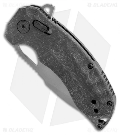 SOG Kiku XR LTE Blackout XR-Lock Knife Black Micarta (3" Black) 12-27-04-57 4 SOG Kiku XR LTE Blackout XR-Lock Knife Black Micarta (3" Black) 12-27-04-57 - Image 2