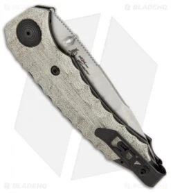 SOG Kiku Spring Assisted Knife Linen Micarta (3.5" Satin) KU-3001 8 SOG Kiku Spring Assisted Knife Linen Micarta (3.5" Satin) KU-3001 -Sog Knives SOG Kiku assisted linen micarta satin KU 3001 BHQ 52243 er side