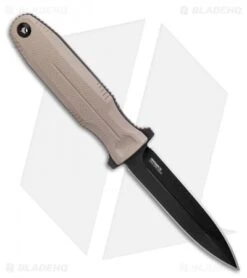 SOG Knives Pentagon FX Fixed Blade Knife Flat Dark Earth G10 (4.75" Black) 6 SOG Knives Pentagon FX Fixed Blade Knife Flat Dark Earth G10 (4.75" Black) -Sog Knives SOG Knives Pentagon FX Fixed Blade Knife FDE 4.8 Black BHQ 119270 LS Spine