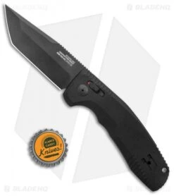 SOG Knives SOG-TAC AU Tanto Automatic Knife Black Aluminum (3.4" Black) 9 SOG Knives SOG-TAC AU Tanto Automatic Knife Black Aluminum (3.4" Black) -Sog Knives SOG Knives SOG TAC AU Auto Tanto Black Black BHQ 119260 jr bottlecap