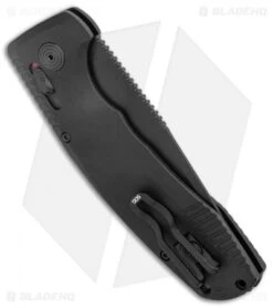 SOG Knives SOG-TAC AU Tanto Automatic Knife Black Aluminum (3.4" Black) 8 SOG Knives SOG-TAC AU Tanto Automatic Knife Black Aluminum (3.4" Black) -Sog Knives SOG Knives SOG TAC AU Auto Tanto Black Black BHQ 119260 jr side
