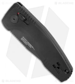 SOG Knives SOG-TAC AU Compact Automatic Knife Black (3" Black Serr) 7 SOG Knives SOG-TAC AU Compact Automatic Knife Black (3" Black Serr) -Sog Knives SOG Knives SOG TAC AU Compact Auto Black Black Serr 15 38 08 57 BHQ 119253 jr spine