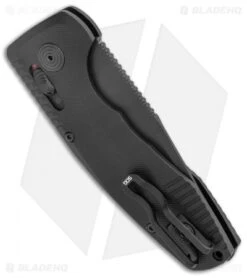 SOG Knives SOG-TAC AU Compact Tanto Automatic Knife Aluminum (2.9" Black) 8 SOG Knives SOG-TAC AU Compact Tanto Automatic Knife Aluminum (2.9" Black) -Sog Knives SOG Knives SOG TAC AU Compact Auto Tanto Black Black BHQ 119254 jr side