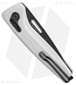 SOG One-Zero XR Lock Knife White Al (3.1" Black Chrome) -Sog Knives SOG One Zero XR Lock White Aluminum Black Chrome BHQ 140872 jr side