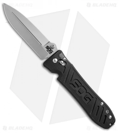 SOG Pent Arc Spear Point Arc-Lock Knife (4" Bead Blast) PE15 3 SOG Pent Arc Spear Point Arc-Lock Knife (4" Bead Blast) PE15