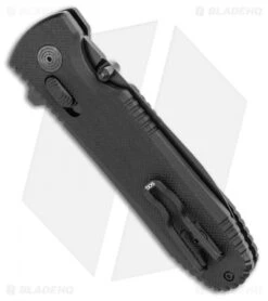 SOG Pentagon XR Lock Knife Black G-10 (3.5" Black) -Sog Knives SOG Pentagon XR Blackout 12 61 01 57 BHQ 113655 LS Side
