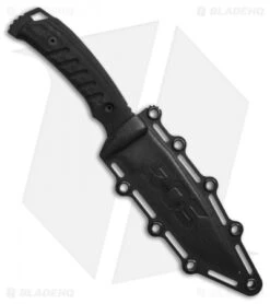 SOG Pillar Fixed Blade Knife Black Canvas Micarta (5" Black Cerakote S35VN) 8 SOG Pillar Fixed Blade Knife Black Canvas Micarta (5" Black Cerakote S35VN) -Sog Knives SOG Pillar Black CerakoteFizedBlade Canvas Micarta S35VN BHQ 137497 td sheath