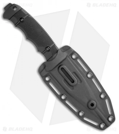 SOG Seal FX Fixed Blade Knife Black GRN Clip Point (4.3" Black Serr) 5 SOG Seal FX Fixed Blade Knife Black GRN Clip Point (4.3" Black Serr) - Image 3