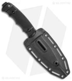 SOG Seal FX Tanto Fixed Blade Knife Black GRN (4.3" Black) 8 SOG Seal FX Tanto Fixed Blade Knife Black GRN (4.3" Black) -Sog Knives SOG Seal FX Fixed blade black GRN Tanto Black BHQ 99507 jr sheath