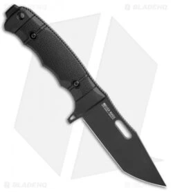 SOG Seal FX Tanto Fixed Blade Knife Black GRN (4.3" Black) 7 SOG Seal FX Tanto Fixed Blade Knife Black GRN (4.3" Black) -Sog Knives SOG Seal FX Fixed blade black GRN Tanto Black BHQ 99507 jr spine