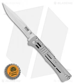 SOG SlimJim XL Bead Blast Assisted Opening Knife (4.18" Satin) SJ-51 9 SOG SlimJim XL Bead Blast Assisted Opening Knife (4.18" Satin) SJ-51 -Sog Knives SOG SlimJim XL Bead Blast Assisted Opening Knife 4.18 Satin SJ 51 BHQ 11536 LS Bottlecap