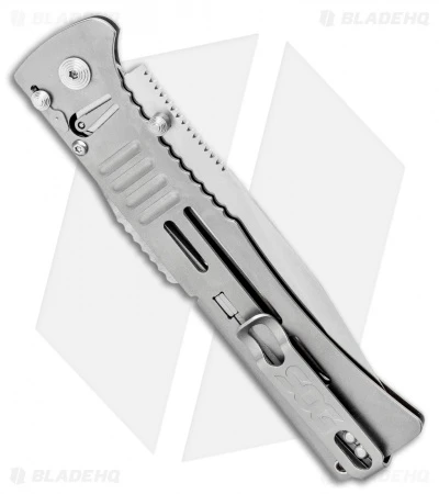 SOG SlimJim XL Bead Blast Assisted Opening Knife (4.18" Satin) SJ-51 5 SOG SlimJim XL Bead Blast Assisted Opening Knife (4.18" Satin) SJ-51 - Image 3