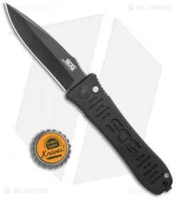SOG Spec Elite I Automatic Knife (3.5" Black) SE-52 9 SOG Spec Elite I Automatic Knife (3.5" Black) SE-52 -Sog Knives SOG Spec Elite I Auto Knife Black BHQ 8487 jr bottlecap