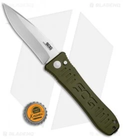 SOG Knives Spec Elite II Large Automatic Knife OD Green (4" Satin) SE-61OD 9 SOG Knives Spec Elite II Large Automatic Knife OD Green (4" Satin) SE-61OD -Sog Knives SOG Spec Elite II Large OD Green Satin SE 61OD BHQ 70989 jr bottlecap