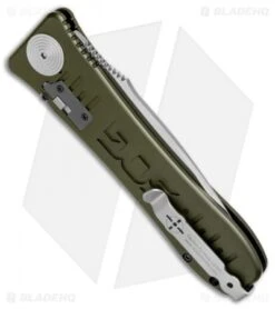 SOG Knives Spec Elite II Large Automatic Knife OD Green (4" Satin) SE-61OD 8 SOG Knives Spec Elite II Large Automatic Knife OD Green (4" Satin) SE-61OD -Sog Knives SOG Spec Elite II Large OD Green Satin SE 61OD BHQ 70989 jr side