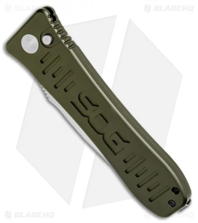 SOG Knives Spec Elite II Large Automatic Knife OD Green (4" Satin) SE-61OD 4 SOG Knives Spec Elite II Large Automatic Knife OD Green (4" Satin) SE-61OD - Image 2