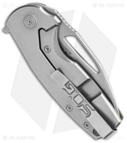 SOG Stout FLK Frame Lock Knife OD Green G-10 (2.75" SW) 8 SOG Stout FLK Frame Lock Knife OD Green G-10 (2.75" SW) -Sog Knives SOG Stout FLK FL OD Green G 10 SW BHQ 139960 jr side