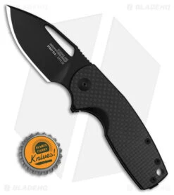 SOG Stout FLK Frame Lock Knife Carbon Fiber (2.6" Black) 9 SOG Stout FLK Frame Lock Knife Carbon Fiber (2.6" Black) -Sog Knives SOG Stout FLK FLK Black CF 2in Black BHQ 125962 td size