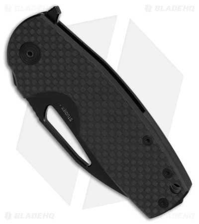 SOG Stout FLK Frame Lock Knife Carbon Fiber (2.6" Black) 4 SOG Stout FLK Frame Lock Knife Carbon Fiber (2.6" Black) - Image 2
