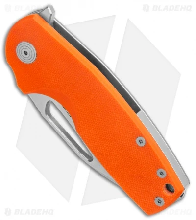 SOG Stout FLK Frame Lock Knife Orange G-10 (2.75" Stonewash) 4 SOG Stout FLK Frame Lock Knife Orange G-10 (2.75" Stonewash) - Image 2
