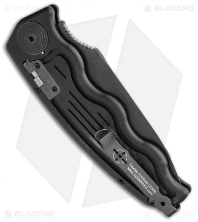 SOG-TAC Automatic Knife Drop Point (3.5" Black) ST-06 5 SOG-TAC Automatic Knife Drop Point (3.5" Black) ST-06 - Image 3