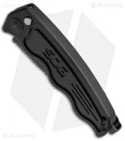 SOG Knives Mini SOG TAC Automatic Knife (3" Black) ST-11 7 SOG Knives Mini SOG TAC Automatic Knife (3" Black) ST-11 -Sog Knives SOG TAC Clip Point Mini Black ST 11 BHQ 3162 jr spine
