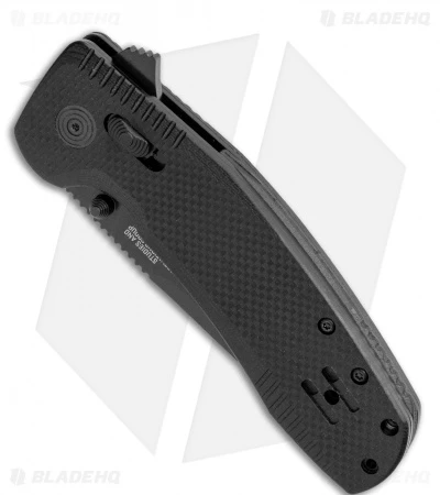 SOG-TAC XR Lock Knife Blackout Black G-10 (3.4" Black) 4 SOG-TAC XR Lock Knife Blackout Black G-10 (3.4" Black) - Image 2
