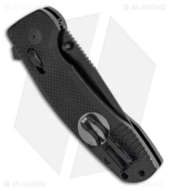SOG-TAC XR Lock Knife Blackout Black G-10 (3.4" Black Serrated) 8 SOG-TAC XR Lock Knife Blackout Black G-10 (3.4" Black Serrated) -Sog Knives SOG TAC XR Lock Knife Blackout Black G 10 Black Serrated BHQ 107729 LS Side