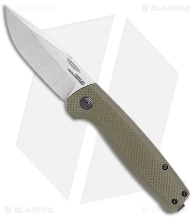 SOG Terminus Slip Joint Knife OD Green G-10 (2.9" Stonewash CRYO D2) 3 SOG Terminus Slip Joint Knife OD Green G-10 (2.9" Stonewash CRYO D2)