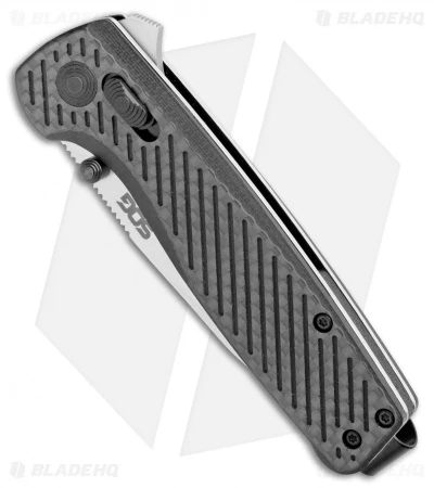 SOG Terminus XR Lock Knife Black G-10/Carbon Fiber (3" Satin S35VN) TM1025-BX 4 SOG Terminus XR Lock Knife Black G-10/Carbon Fiber (3" Satin S35VN) TM1025-BX - Image 2