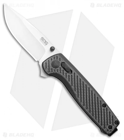 SOG Terminus XR Lock Knife Black G-10/Carbon Fiber (3" Satin S35VN) TM1025-BX 3 SOG Terminus XR Lock Knife Black G-10/Carbon Fiber (3" Satin S35VN) TM1025-BX