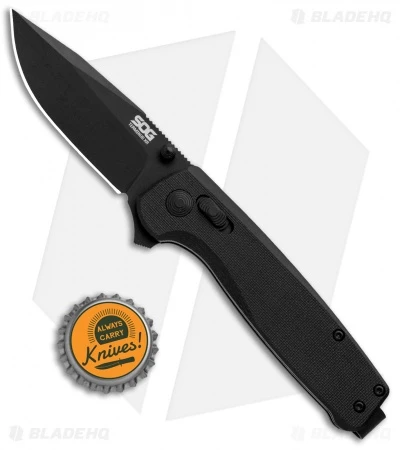 SOG Terminus XR Lock Knife Black G-10 (3" Black) TM1027 6 SOG Terminus XR Lock Knife Black G-10 (3" Black) TM1027 - Image 4